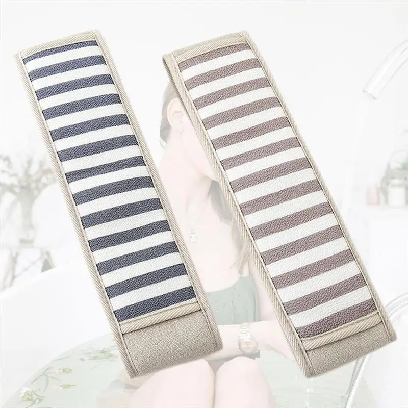 

2pcs Long Cotton Back Scrubber Practical Durable Useful Shower Accessory Bath Supply Bathroom Tool for Bathroom Home Travel