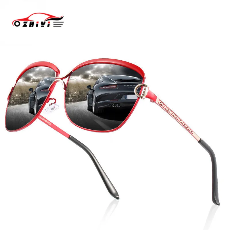 Очки ZHIYI женские поляризационные для вождения Винтажные Солнцезащитные очки в