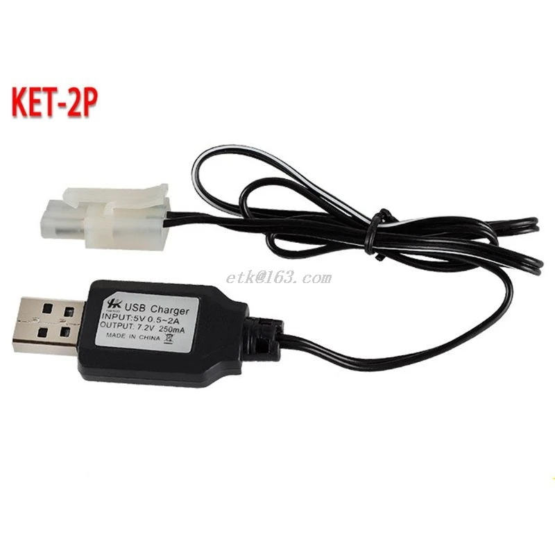 portable smart charger charging adapter for 7 2v ni cd ni mh battery with ket 2p plug for rc remote car toys free global shipping