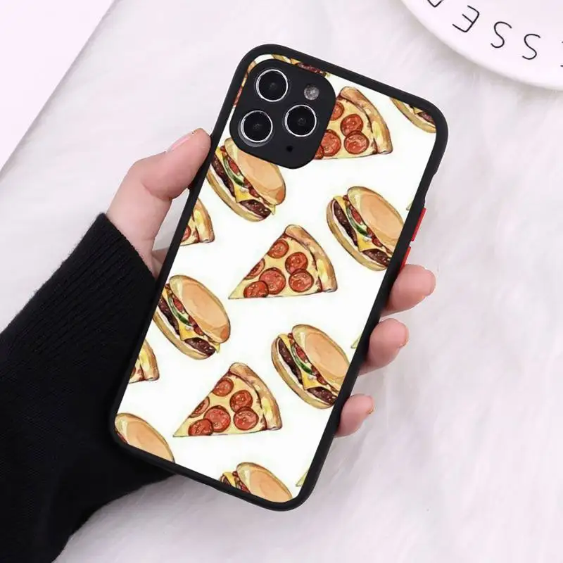 

Cookie ice cream Phone Case Matte Transparent For iPhone 12 Mini 11 Pro XR XS Max 7 8 Plus