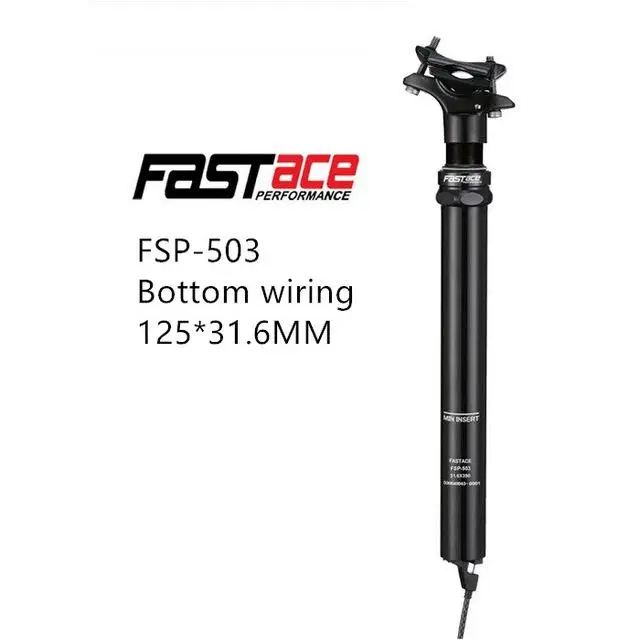 bottom503 125 31.6MM Fastace покрытая гидравлическая линия давления масла управления телескопическая подъемная труба сиденья подседельная труба для велосипеда седло, штырь 30,9/31,6 мм - Цвет: bottom503 125 31.6MM