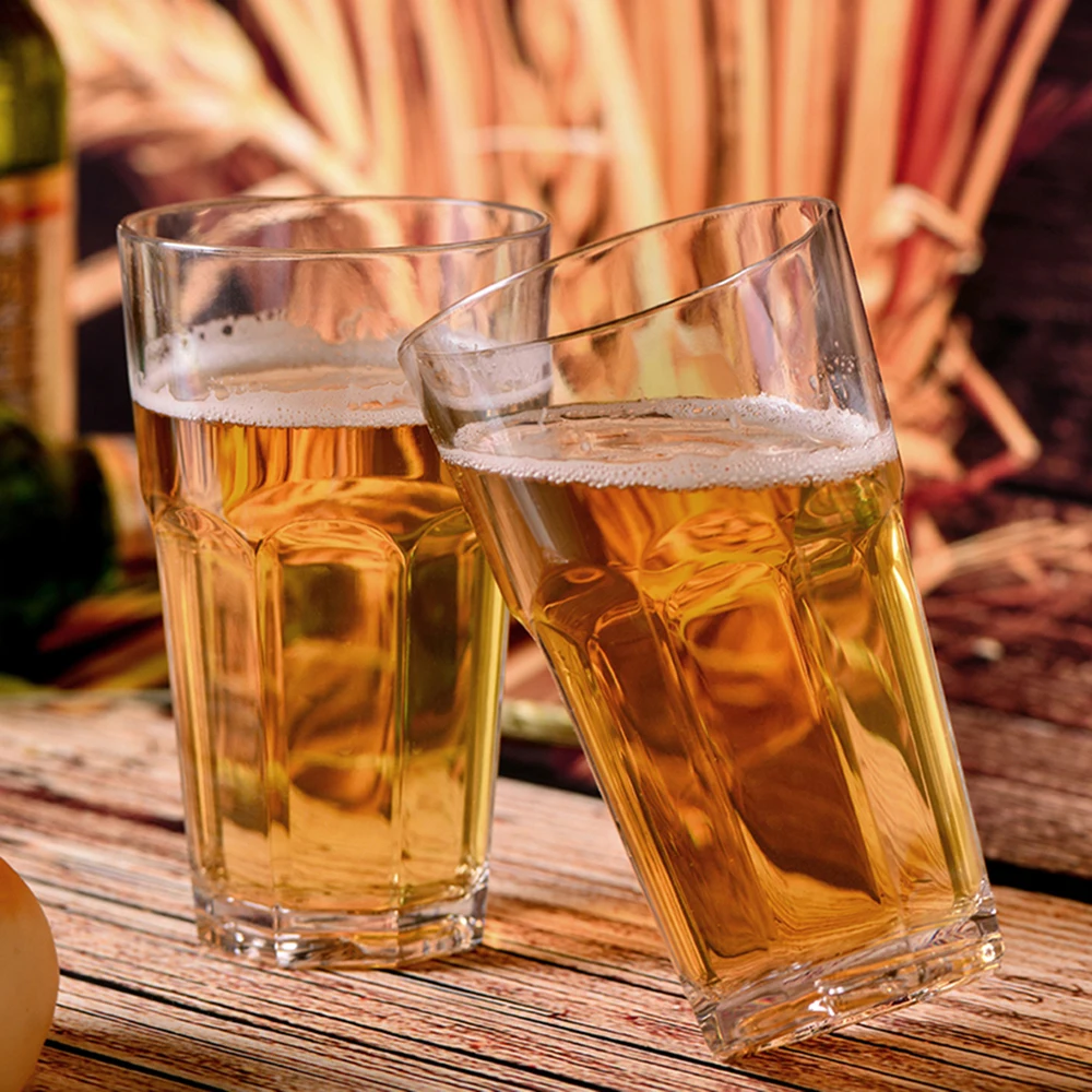 HXM 100% Hight Quality Unbreakable Drinking Glassess Fruit Juice Glasses Beer Spirits Cup Shatterproof Plastic Cups | Дом и сад