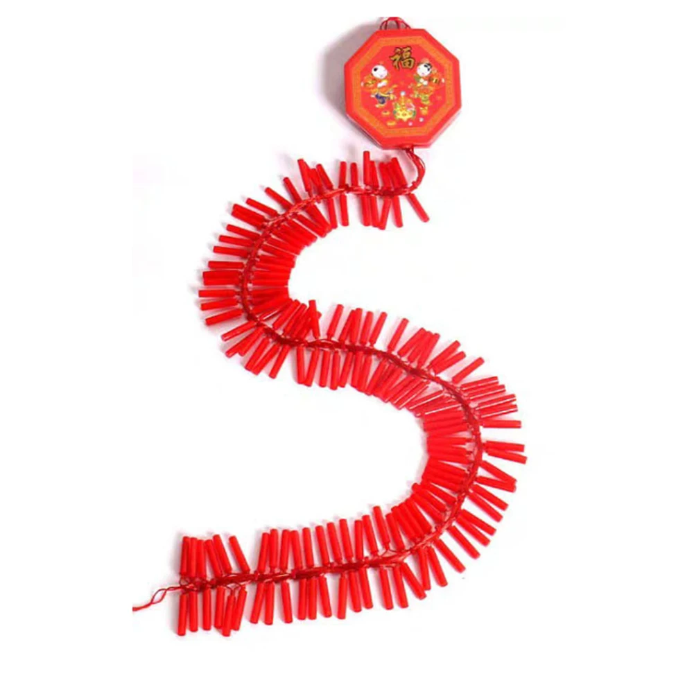 

92LED 1.35m Party Wedding Decorative Fairy Lights LED Electronic Firecracker Lamp AC220V Sound New Year Chinese Decor