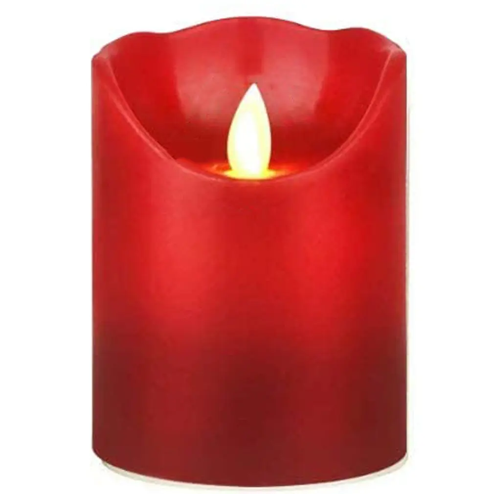 Светодиодный моделирование качели лампы в форме свечи с 10-ключ Функция пульта