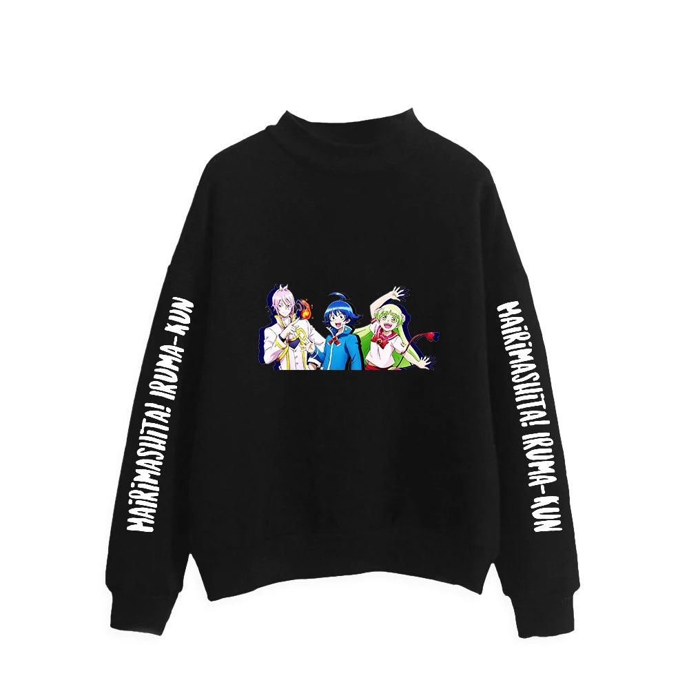 

Mairimashita! Iruma-kun Turtleneck Sweatshirts Women Fashion Anime Sweatshirt Casual Pullover Clothes