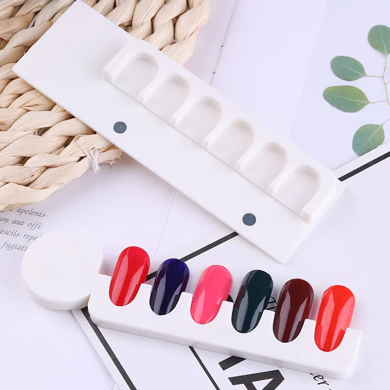 

1Pcs Manicure Tool False Nail Matte Color Display Card Practice Board Nail Chip Extensions Nail Art Polish Salon Tips