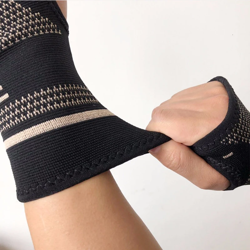 Профессиональный Браслет из меди и нейлона Спортивная компрессионная защита для