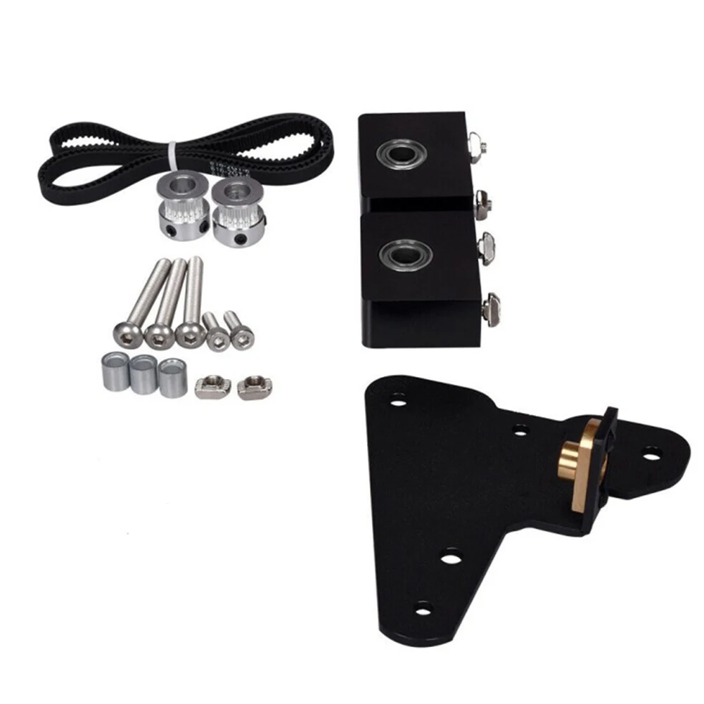

Home Single Motor 3D Printer Practical Office Tension Dual Z Axis Set Portable Upgrade Parts With Pulley Lead Metal For Ender 3