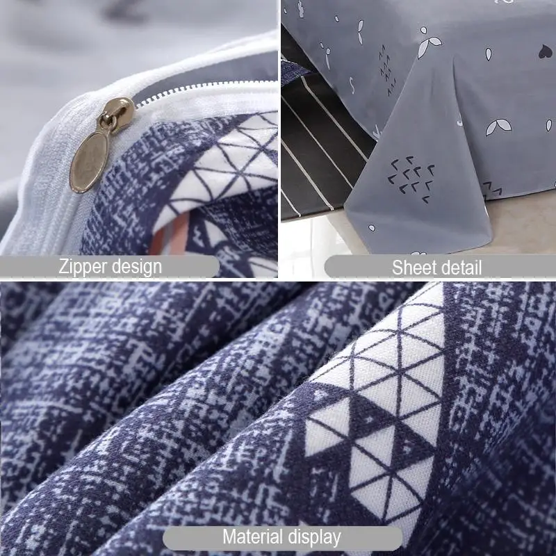 50 современный в полоску зимние постельного белья Полный белье королевского