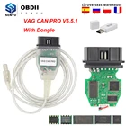Диагностический сканер VAG CAN PRO VCP 5.5.1, CAN-шина + UDS + K-line с ключом для VW OBD OBD2, автомобильный диагностический инструмент, ODIS ECU программируемый инструмент