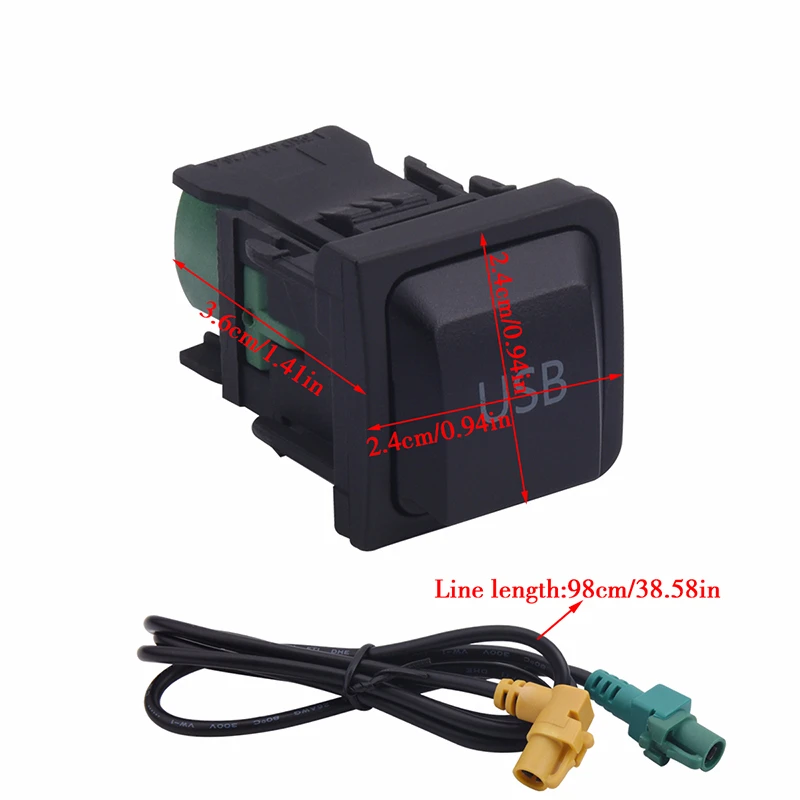 Автомобильный USB AUX-переключатель NS RCD510 RNS315 для VW Golf MK5 MK6 VI 5 6 CC Tiguan Passat B6