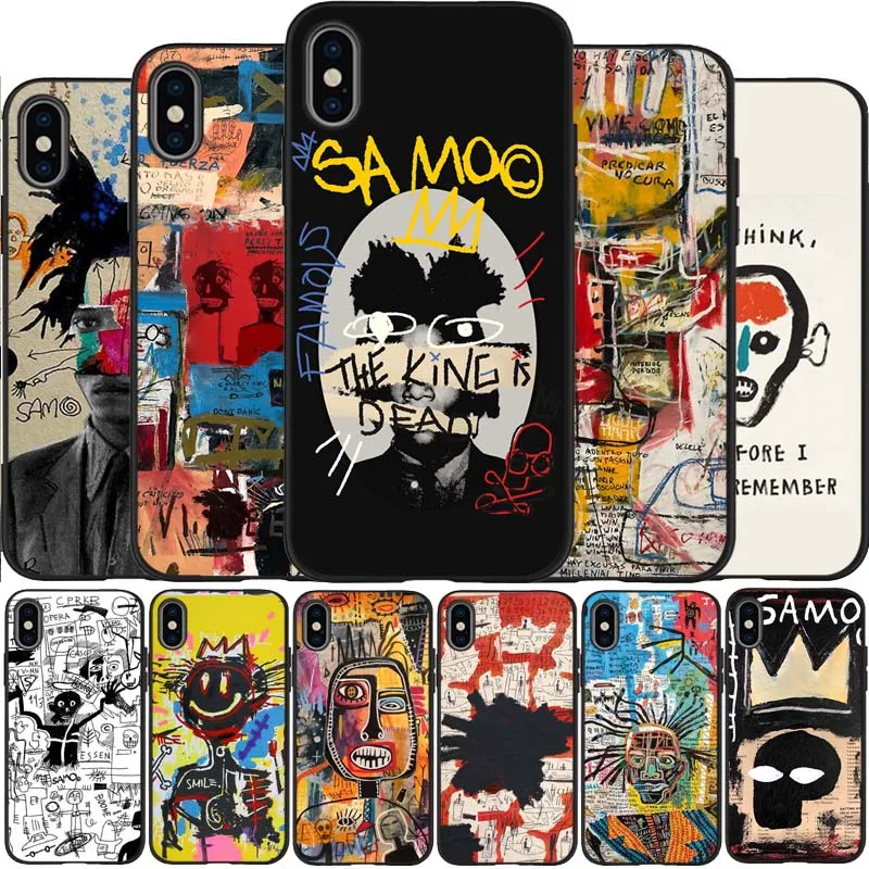 Жан Мишель баскиат чехол для задней панели мобильного телефона iPhone 12 11 XR XS Max 7 8 6 6S
