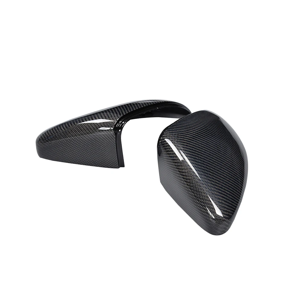Автомобильные Боковые Чехлы для зеркала заднего вида Golf 7 из углеродного волокна
