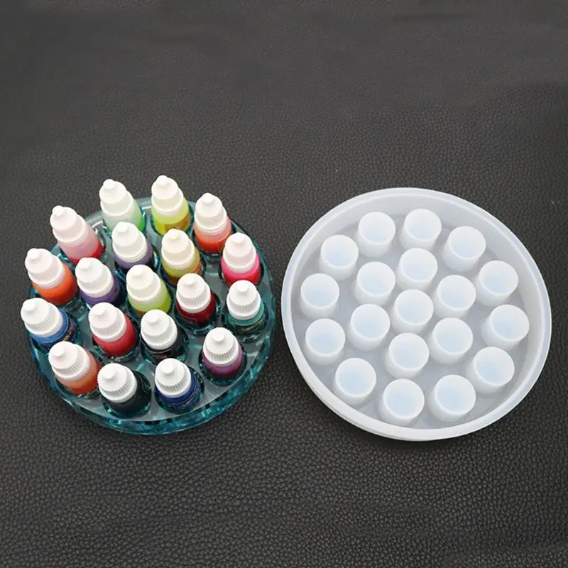 Новинка DIY Ручная работа Кристалл силиконовая форма для смолы эпоксидная смола, форма пигмент флакон для помады коробка для хранения клей УФ полимерные формы