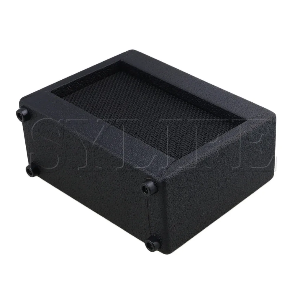 Пластиковый черный гитарный усилитель 9 В/5 Вт удобный небольшой