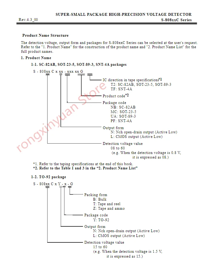 Оригинальный Высокоточный детектор напряжения S-80840CNUA-B8ZT2G B8Z SOT-89 S-80840CNUA