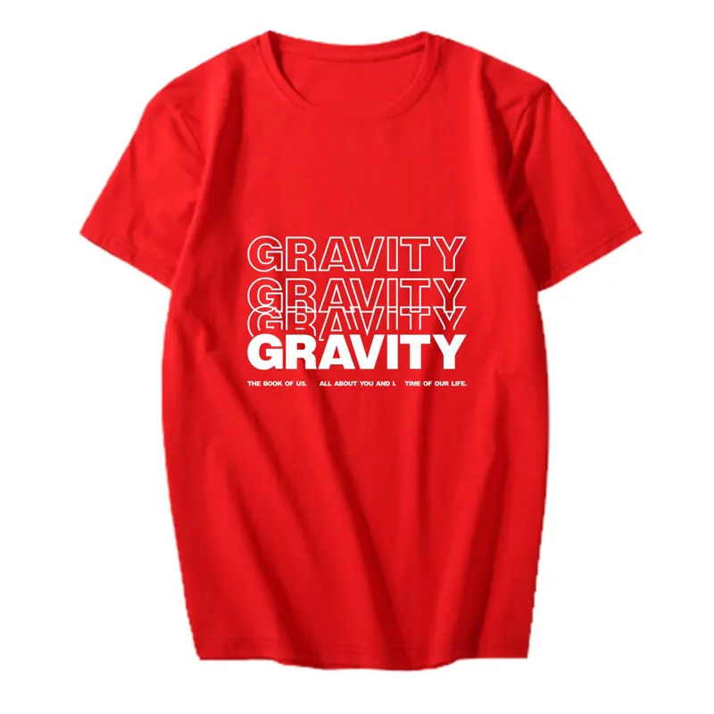 Новинка Футболка KPOP DAY6 WORLD TOUR GRAVITY концерт Повседневная футболка унисекс с