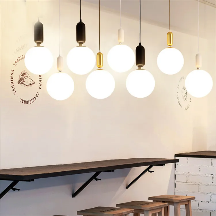 2019 новый дизайн стеклянный подвесной светильник скандинавский стиль | Лампы и