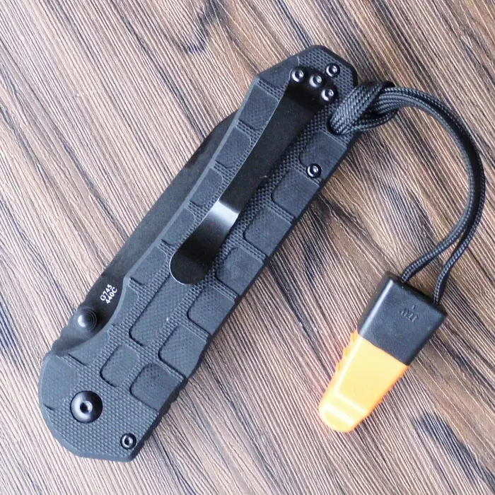 Складной нож Ganzo G7453P F7453P G7453 F7453 58 60HRC 440C G10 со свистком уличный инструмент для
