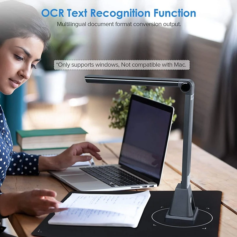 Notebook Computer Document Camera A4 Format OCR Function LED Light Suitable for Long-Distance Learning in the Classroom | Компьютеры и