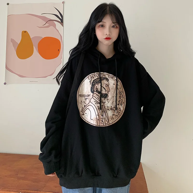 

Japanese Vintage Sweater Women's Spring and Autumn Loose Korean Style Style Bf Thin Super Popular Coat Kio