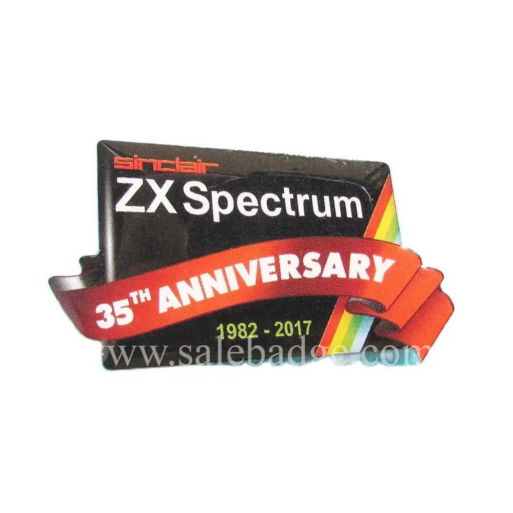 Изготовление 35 годовщин офсетная печать магниты подложки отворот булавки | Дом и