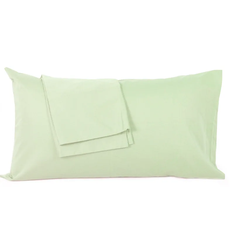

100% Cotton Pillowcase Solid Color Pillow Cover 66*66cm 50*75cm Multicolor Optional Sleeping Bedding Pillow Case Free Shipping