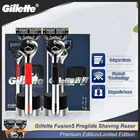 Gillette оригинальная Fusion 5 ProGlide ограниченнаяПремиум Серия для мужчин Безопасная бритва кассеты для бритья со сменным лезвием