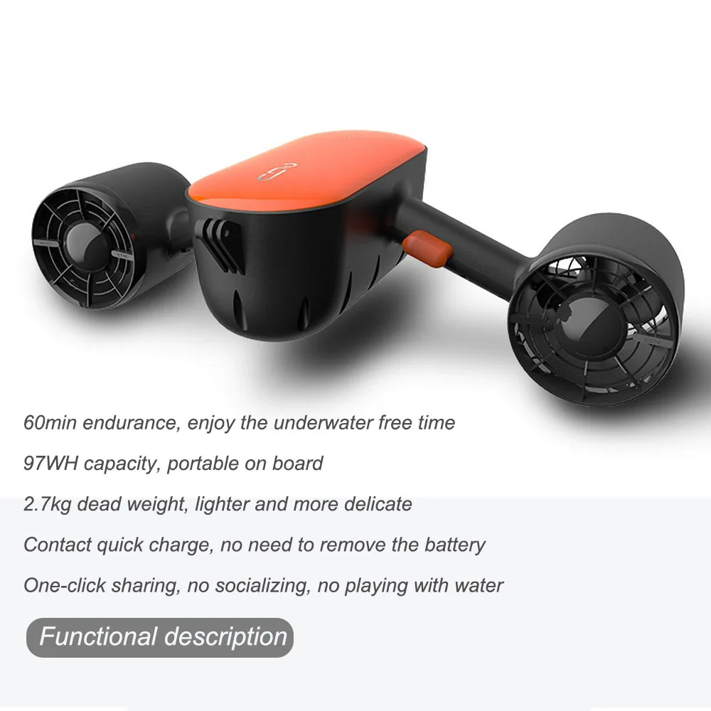

Underwater Drone Detection 160Wide-angle FOV 360Movement 4K Camera T1 RC Correct Filter Bluetooth Control Submersible Tool