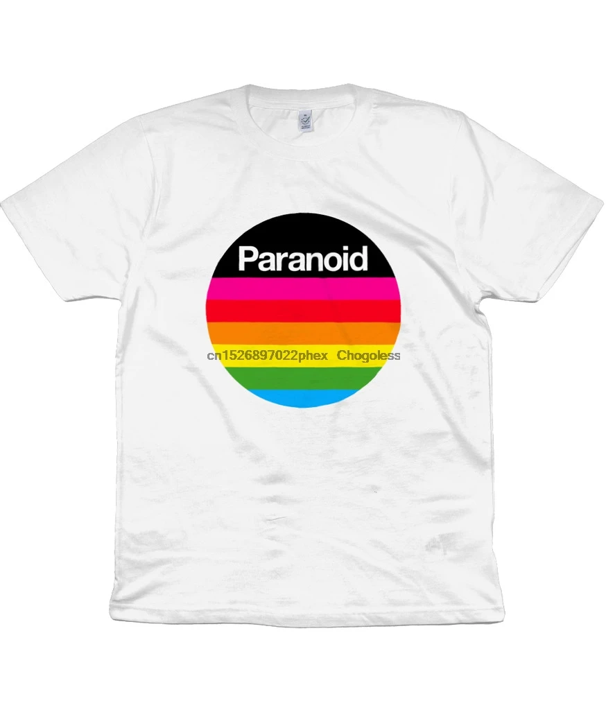 Футболка Paranoid 1990s Raver Organic танцевальная кислотный дом рейв-продиг EDM | Мужская