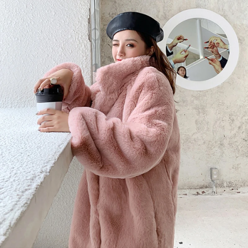 Новинка 2019 стильная норковая Меховая куртка женская одежда пальто с