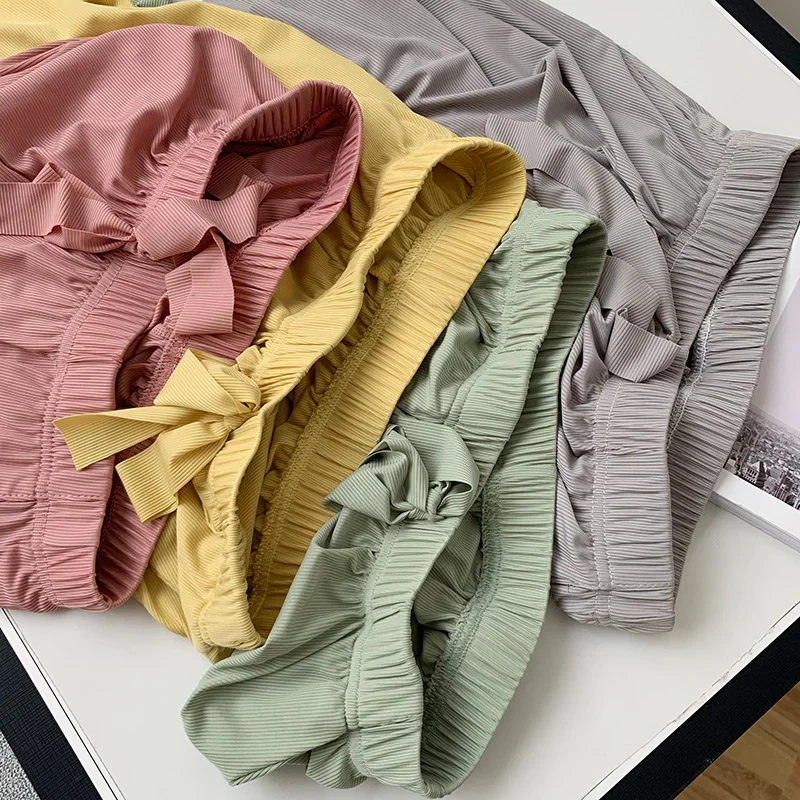 

Summer solid 2 Piece Set Women Summer O-Neck Casual Crop Top and Loose Pockets Shorts Two Piece set Female Clothing Tracksuit