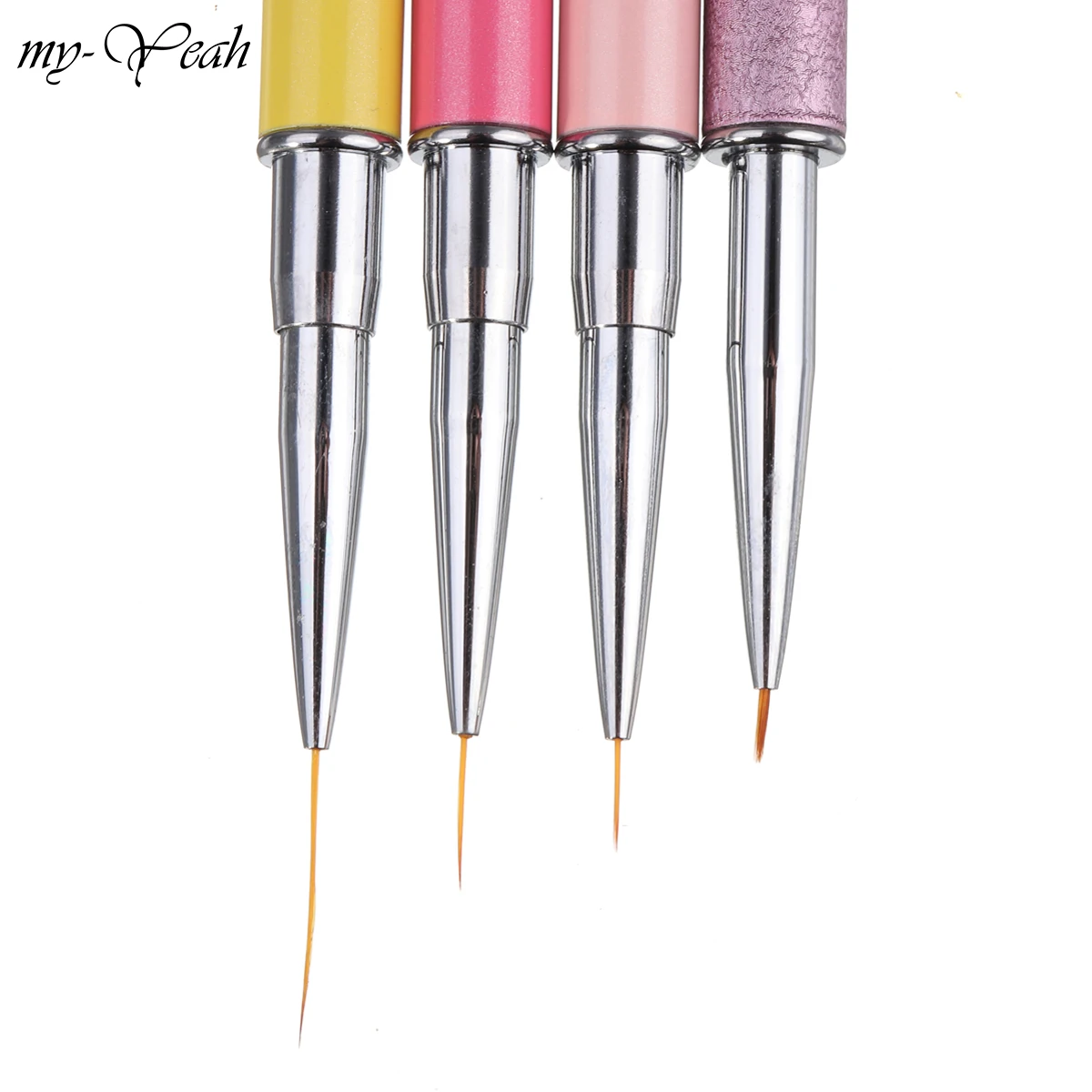 My-Yeah дизайн ногтей Французский лайнер линии полосатая кисть цветочный рисунок