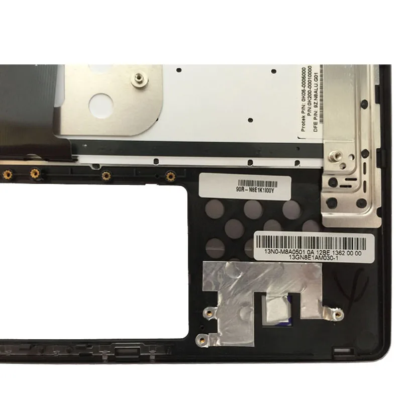 RU русская Клавиатура ноутбука с подсветкой для ASUS U47 U47A U47VC серебро с C shell Упор для рук крышка