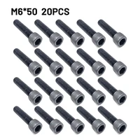 20pcs cylindrical screws with hexagon socket m650 912 stainless steel head screws with collar bolt head screws with bolt