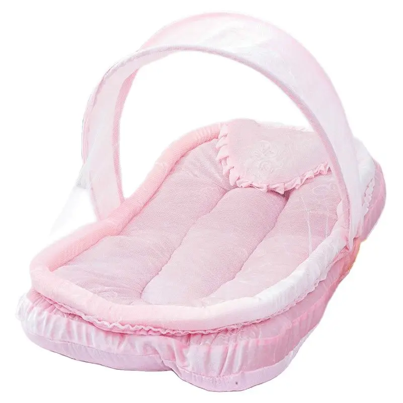 Лидер продаж навес для детской кровати москитная сетка с подушкой на матрас