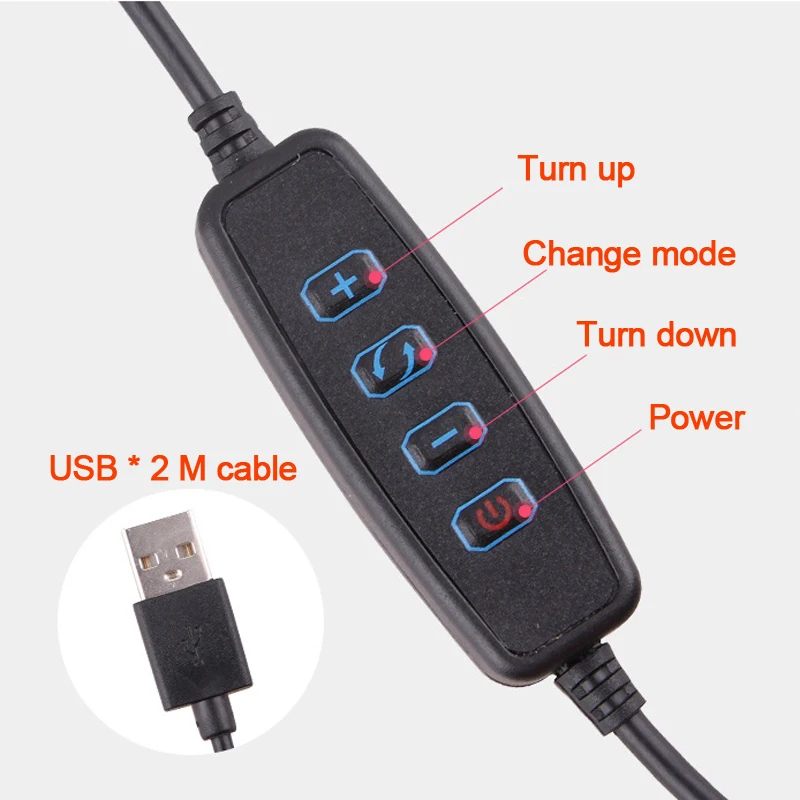 лампа кольцевая Светодиодный светильник видео регулируемой яркостью кольцевой