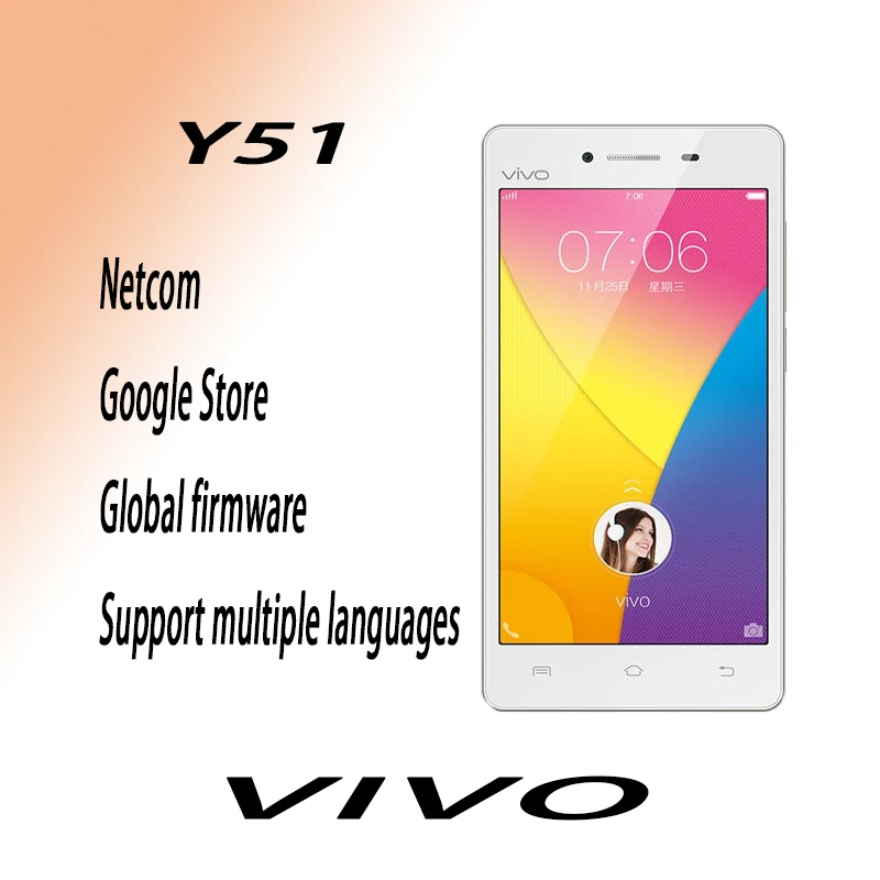 

Для смартфона vivo y51 2G 16G Full Netcom Google Store глобальная прошивка Многоязычная Android б/у 98% Новинка