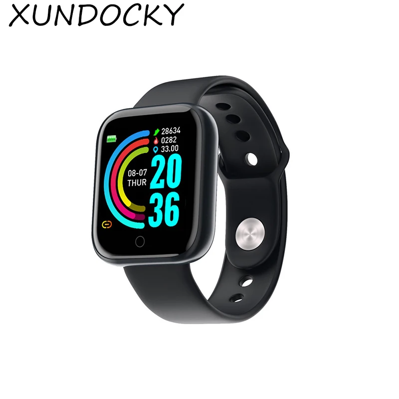 bluetooth smart watches men waterproof sport fitness tracker smart bracelet blood pressure heart rate monitor y68 smartwatch free global shipping