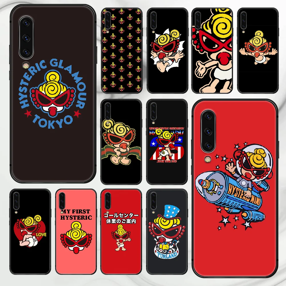 

fashion magazine hysteric mini Phone Case Cover For Samsung Galaxy A10 A11 A20 E A21 A30 A40 A41 A50 A51 A70 A71 A81 S black