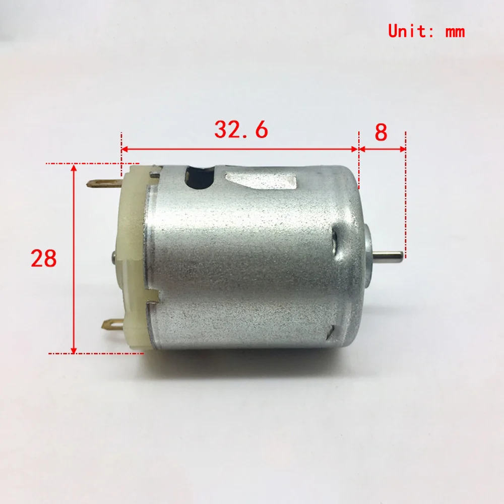 Micro 365 двигатель с угольной щеткой RK 365SA 2080/44 DC 6V 9V 7 2 12V 12000RPM высокая скорость D