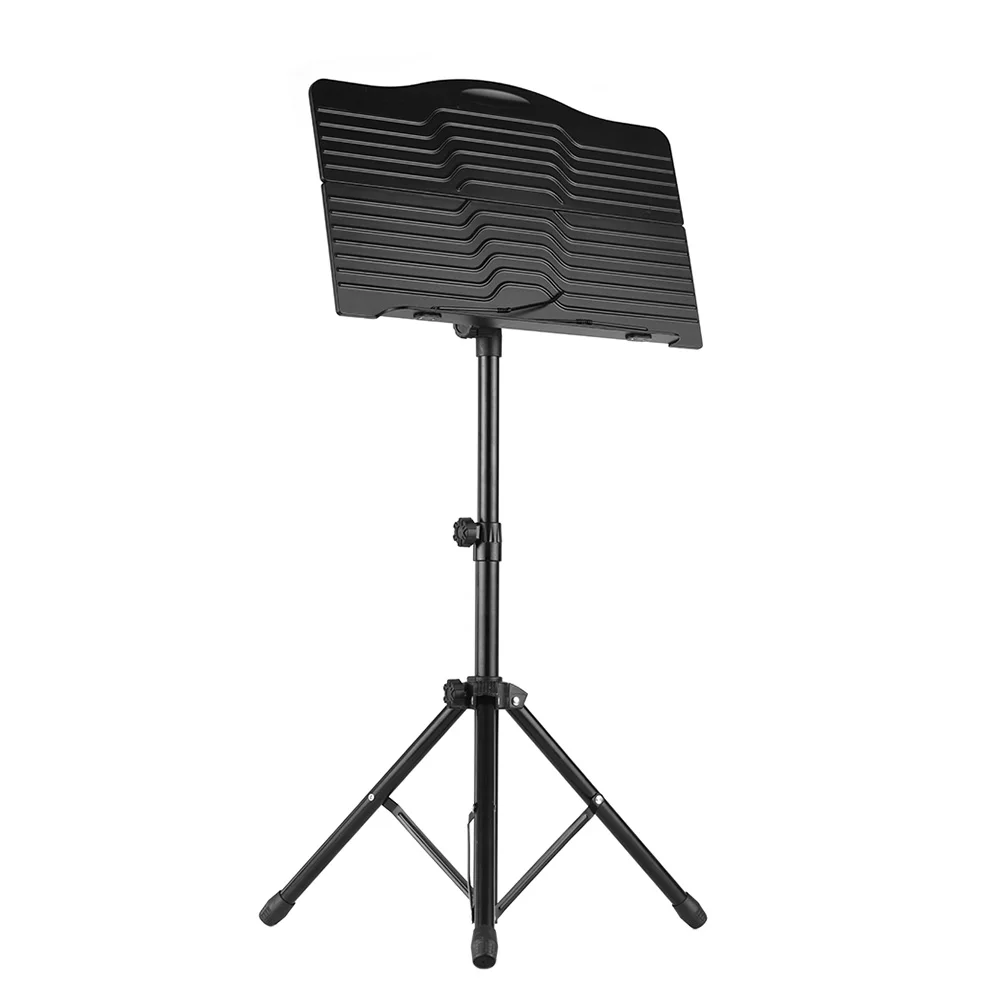 Складная портативная подставка для музыки металлический штатив с регулируемой
