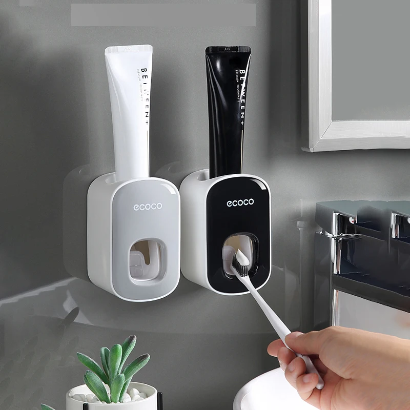 Набор аксессуаров для ванной комнаты ECOCO автоматическая дозатор зубной пасты