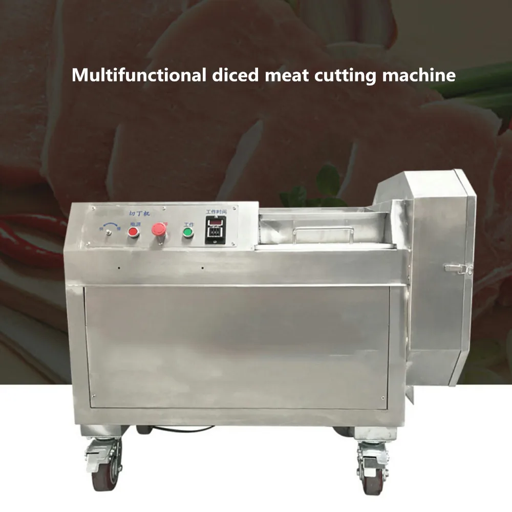 Высокая емкость промышленный свежий замороженный резак мяса машинка для нарезки