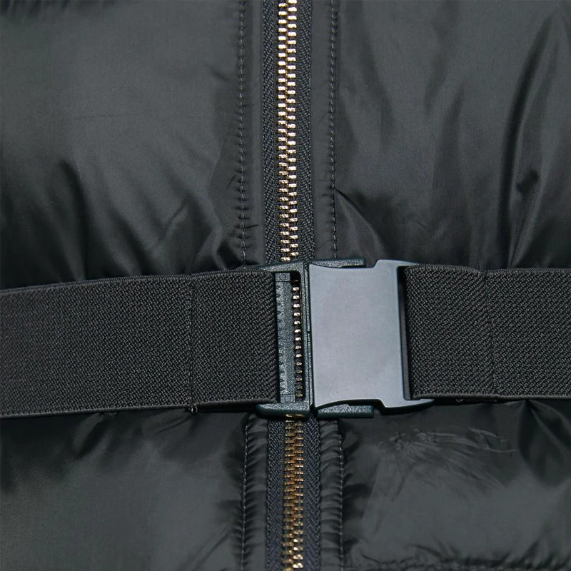 Осенне-зимняя приталенная теплая куртка с капюшоном и поясом пальто женская