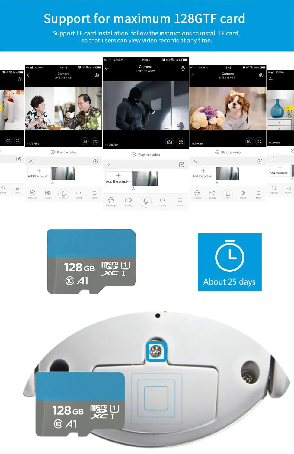 INQMEGA 5 Мп супер HD PTZ IP камера Full Color ночное видение наружная Водонепроницаемая
