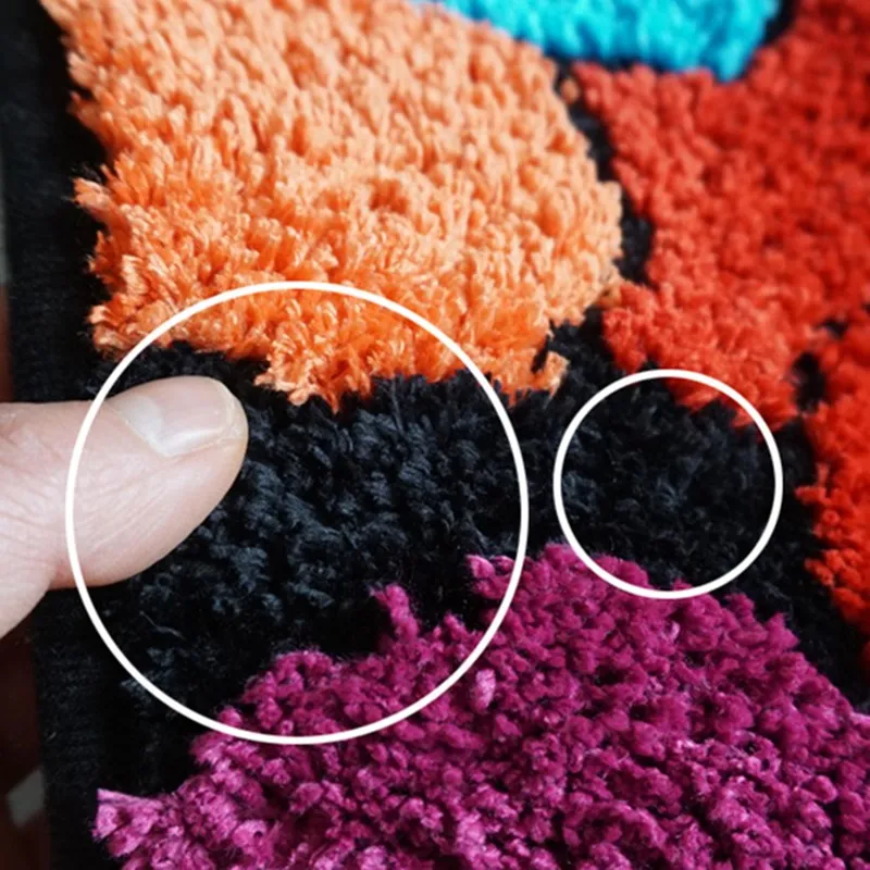 Коврик под дверь ручной работы для пола Ванная комната дешевые Нескользящие