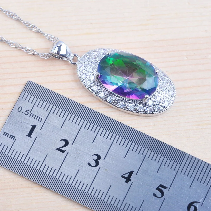 Новинка 2020 женский ювелирный комплект из колье и серёг серебристого