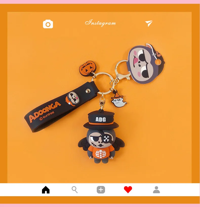 

Cute Cartoon Monkey Keychains Animal Gorilla Key Chain Ribbon Lanyard Car Key Ring Holder Bag CHarms Pendant Jewelry Gift