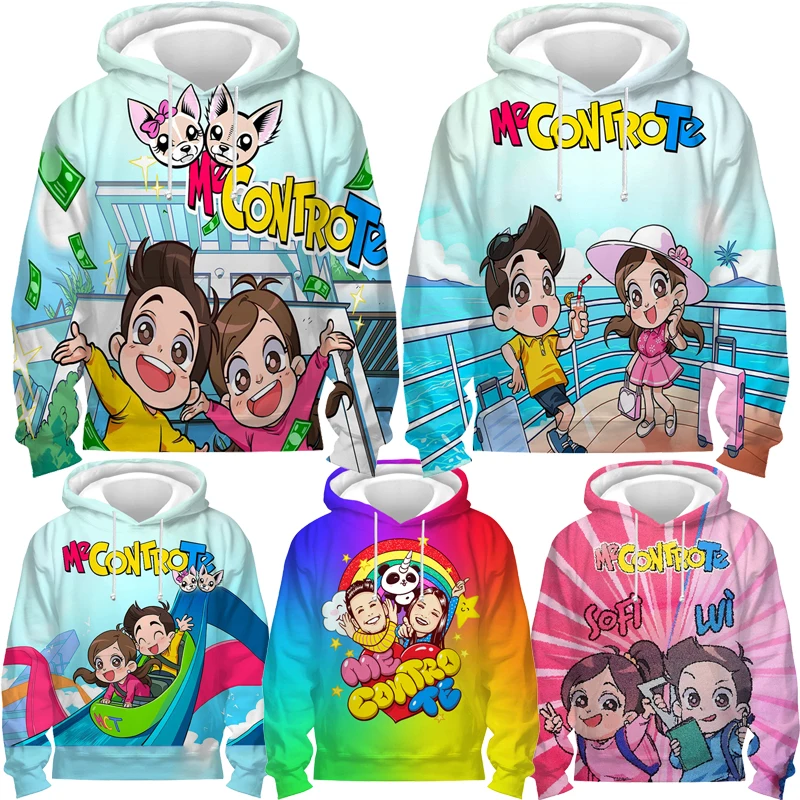 

Spring Autumn Children Cartoon Sweatshirts Kids Me Contro Te 3D Print Hoodies Fashion Boys Girls Pullovers Toddler Tops Sudadera